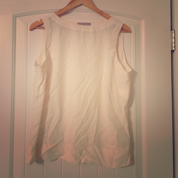 Cream 100% silk she'll
