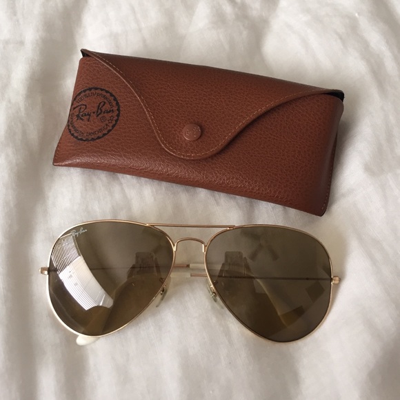 Gold XL rayban aviators