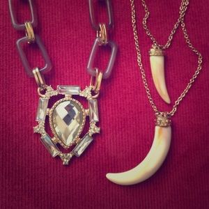 Bundle of two statement necklaces!