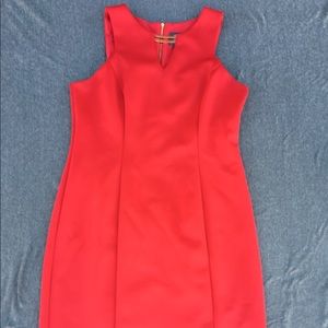 Vince Camuto Red Dress with Gold accent. Size 12