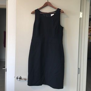 JCrew Factory Tailored Shift Dress in Black -NWT
