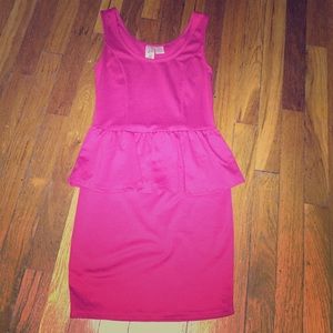Dark Magenta Bodycon Dress