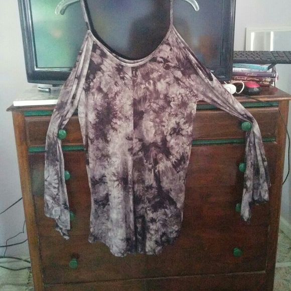 Open shoulder tie dye dress - Picture 1 of 1
