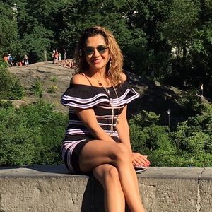 Beautiful stripped MSGM dress. Italian. Size M