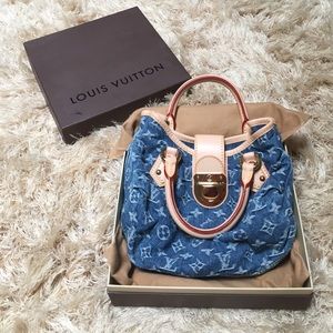 NEW Unused Louis Vuitton Denim Pleaty mini-bag