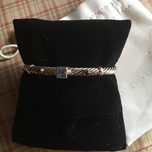 David Yurman bracelet blue topaz and purple
