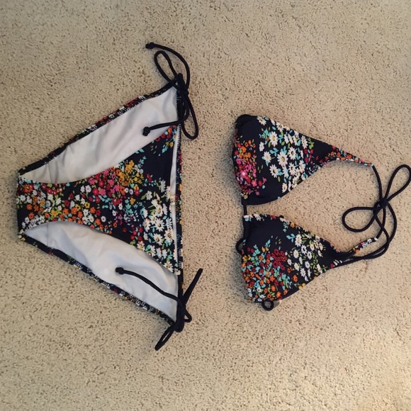 M Floral Bikini Bottoms