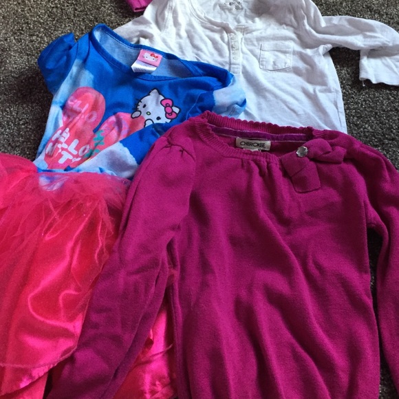 Girls 6/6x dress, shirt, and sweater