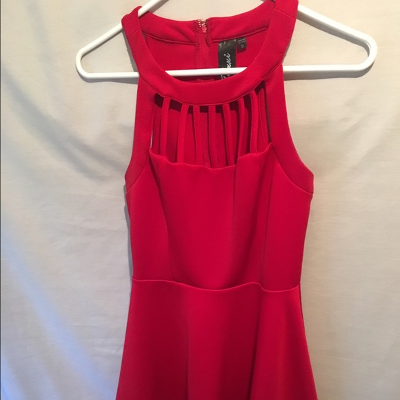Red Racerback Dress - Picture 2 of 4