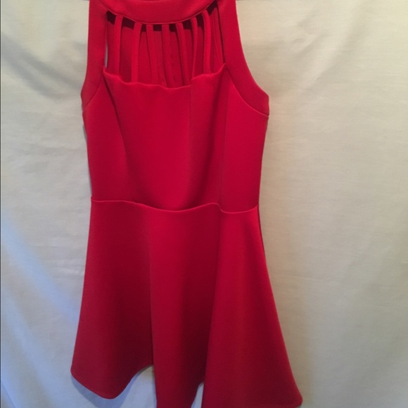 Red Racerback Dress - Picture 4 of 4