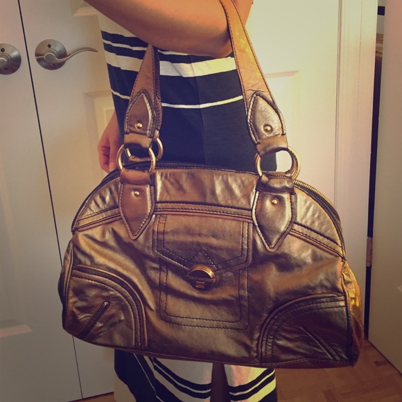 Gold Marc Jacobs Shoulder Bag