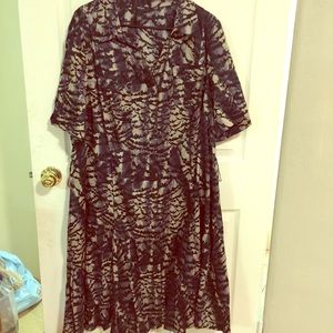 New Alfani animal button front fit and flare