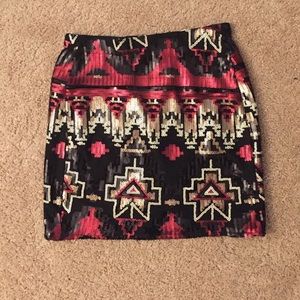 Adorable sequined mini skirt!!