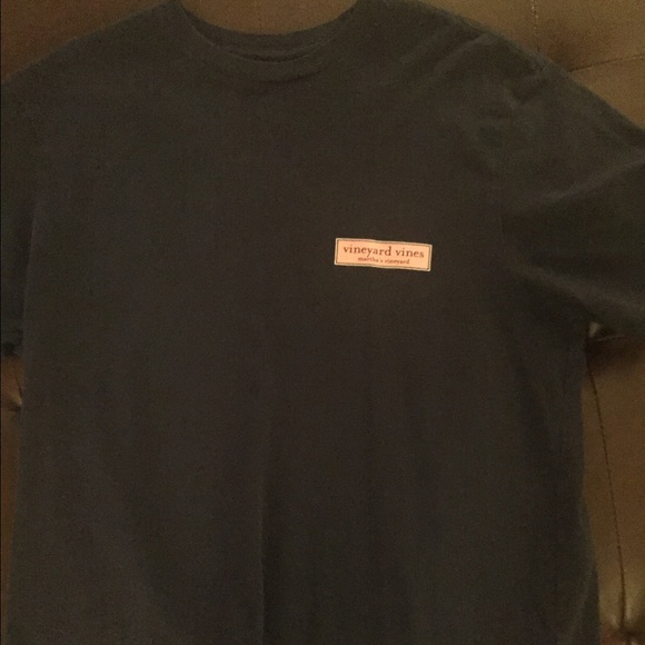 VINEYARD VINES NAVY SHIRT SS
