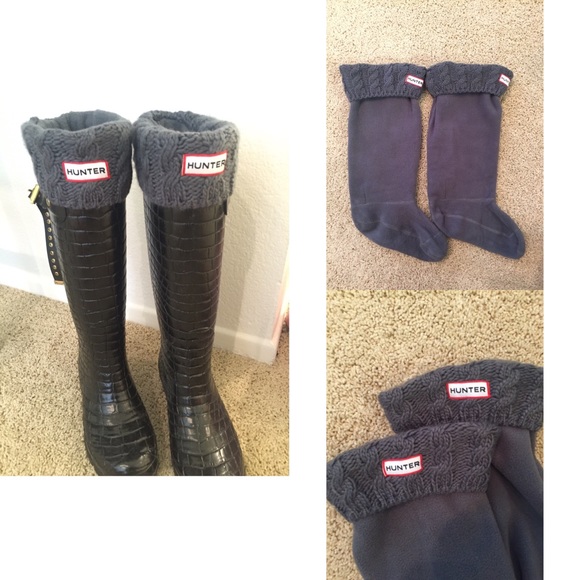Hunter boot socks (US5-7)