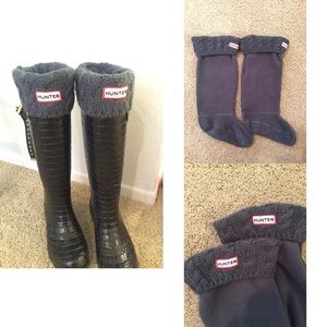 Hunter boot socks (US5-7)