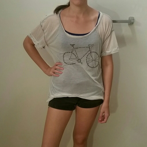 Gap and Threadless Bicycle Typography Tee