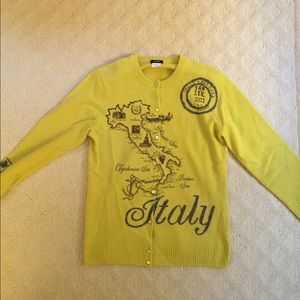 Green "Italy" J. Crew Sweater