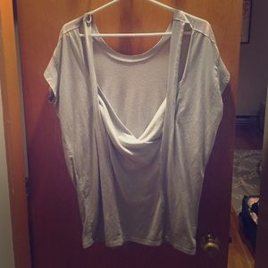 Fabletics Gray loose fit tshirt