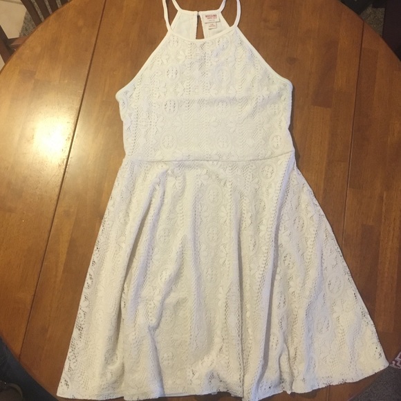 White summer dress.