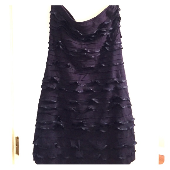 Express XS Fitted, Navy, Strapeless, Mini Dress