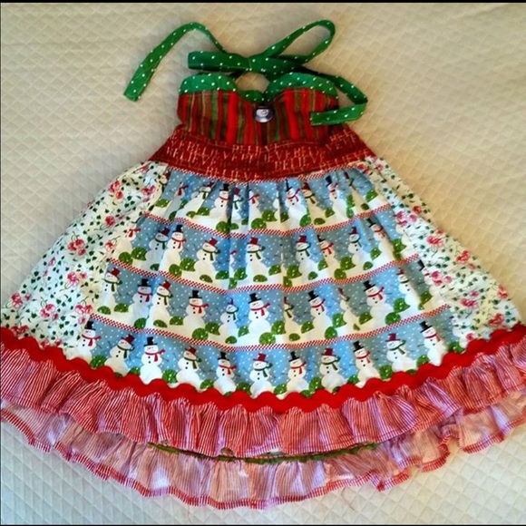 Disney Other - Christmas Sz 5/6yrs handmade Dress girls