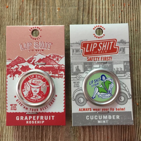 2 New Lip Shit lip balms