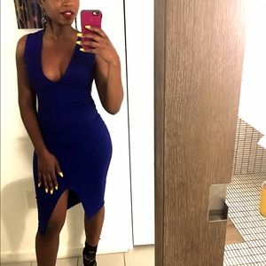 Blue backless dress 💙✨