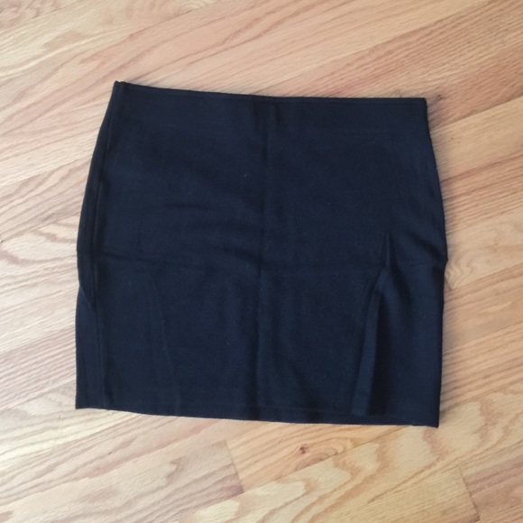 Black miniskirt