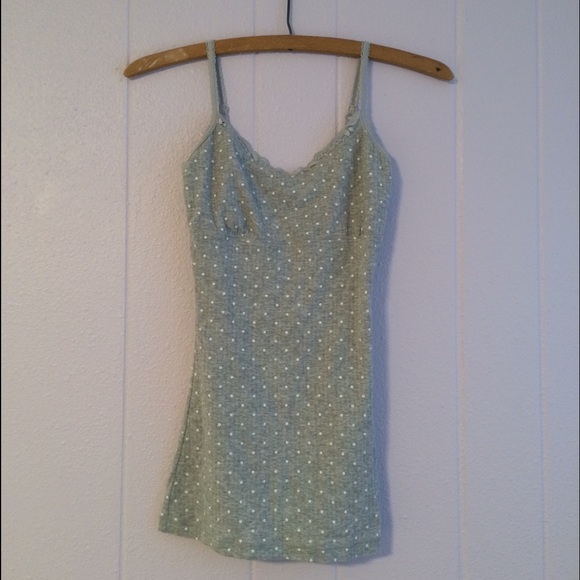 Aero Gray Polkadot Tank Top