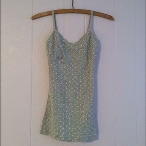 Aero Gray Polkadot Tank Top