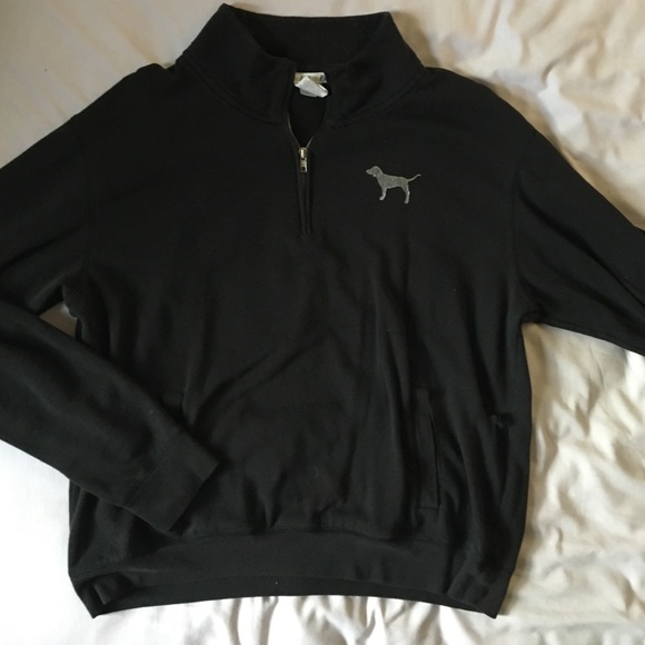 PINK Victoria secret quarter zip sweater