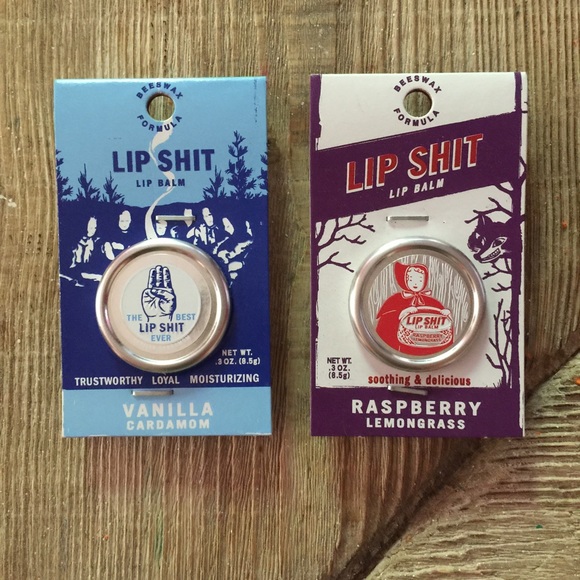 2 New Lip Shit lip balms