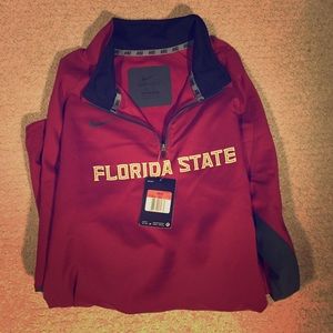 BRAND NEW Florida State Nike Half Zip