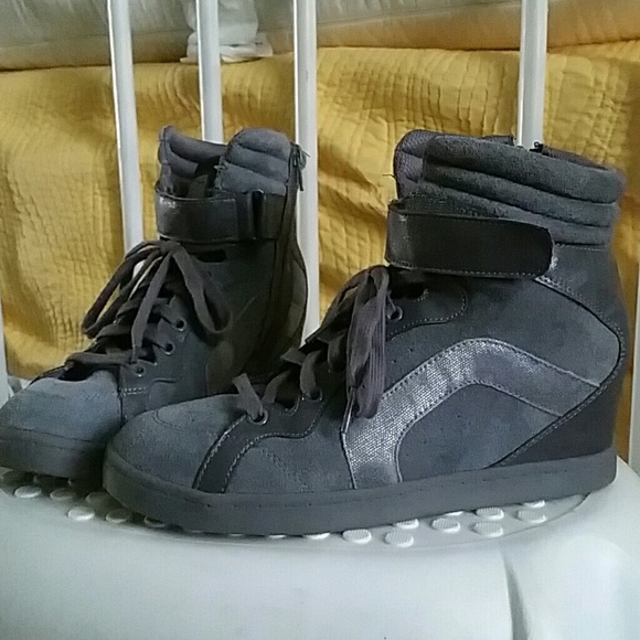 Hidden wedge sneakers