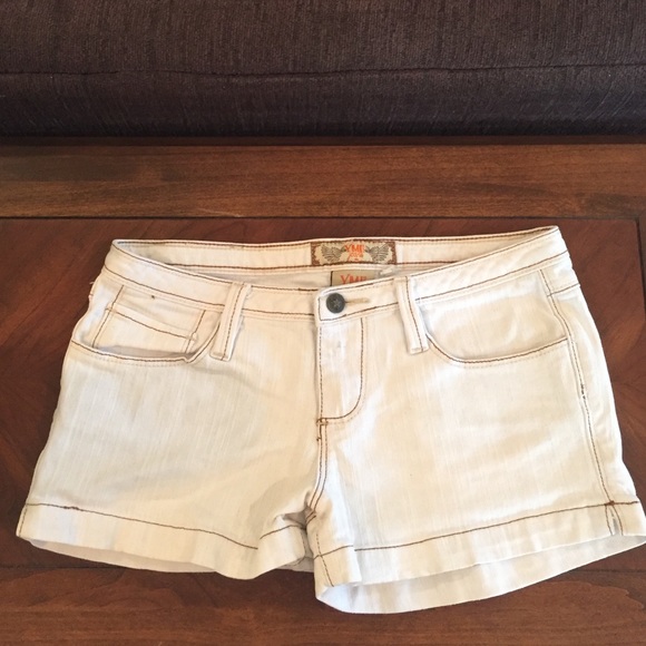 YMI White Jean Shorts