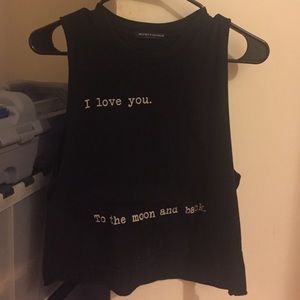 Brandy Melville "I love you to the moon and back"