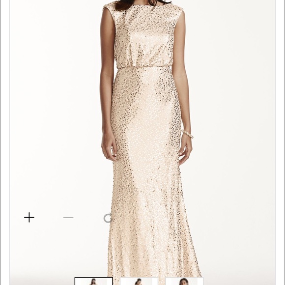 Gold Sequin Dress size medium