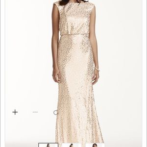 Gold Sequin Dress size medium