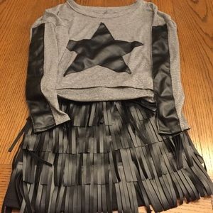 Random Hearts Skirt Outfit