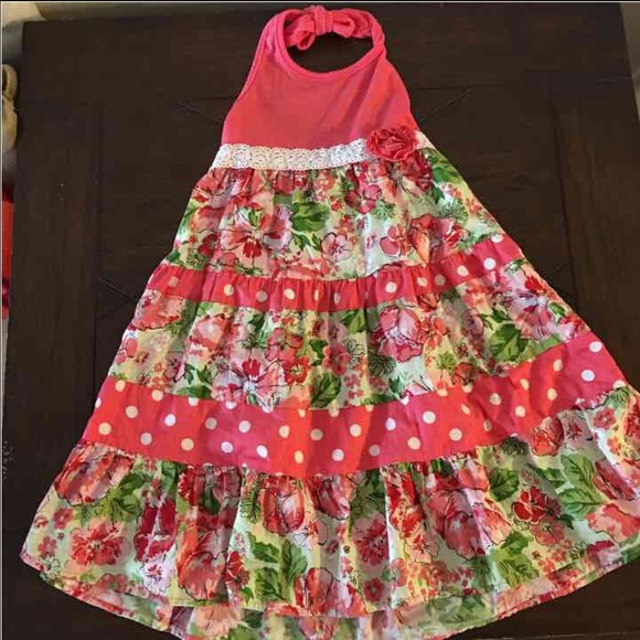 Pinky S6 Girls Spring/Summer Dress EUC - Picture 1 of 4