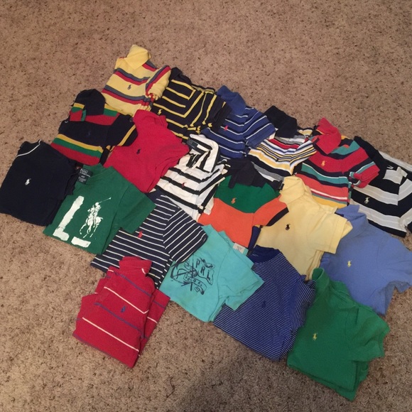 19 Ralph Lauren 4t polos - Picture 2 of 4