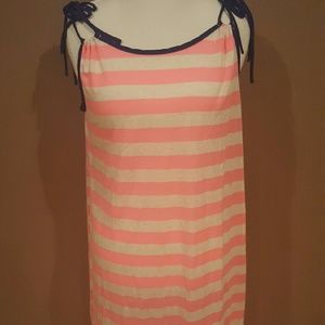 Pink Blush striped maternity tunic