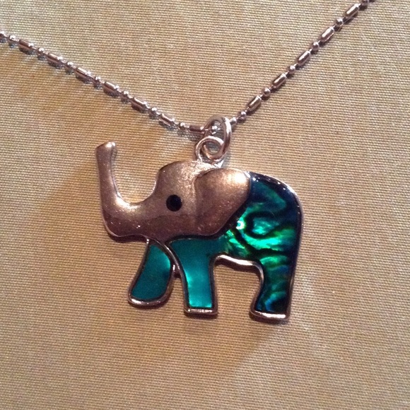Elephant Necklace and Earring Set - Picture 4 of 4