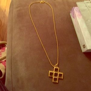 Coach 24" chain Cross Necklace