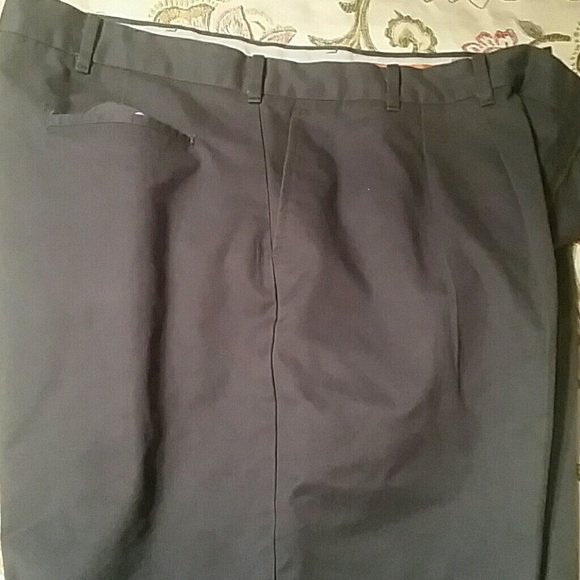 Big and tall charcoal gray dress slacks