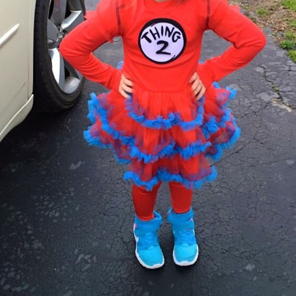 Girls "Thing" costume dress, sz M/5