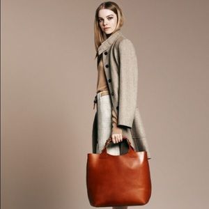 RARE Large Zara Braided Shopper Bag