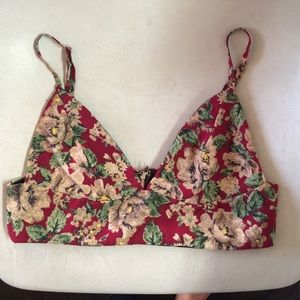 Our From Under floral bra top