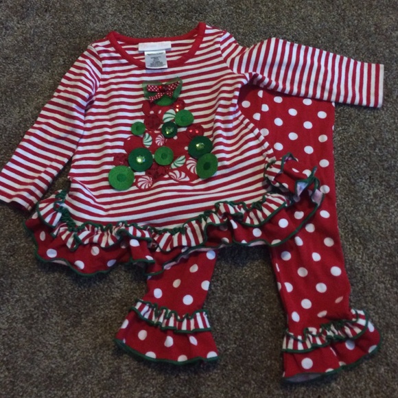 18M Bonnie Baby Christmas outfit